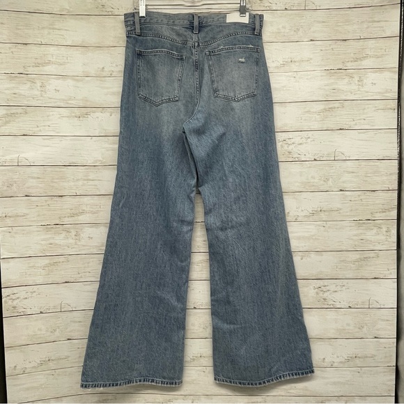 Pistola High Rise Criss Cross Asymmetric Relaxed Jeans Size 30 - Picture 3 of 13